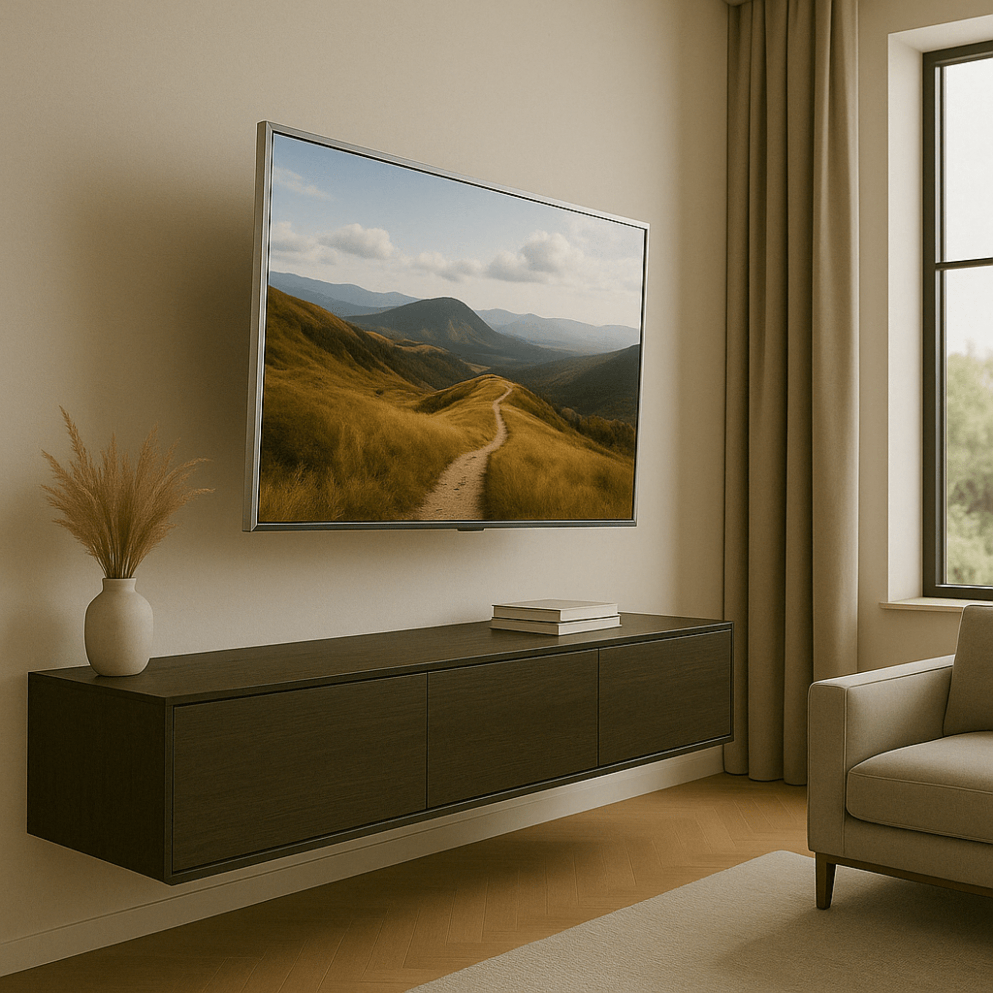 Bratek Wandhalterung | 48-90 Zoll, 75 kg, schwenkbar