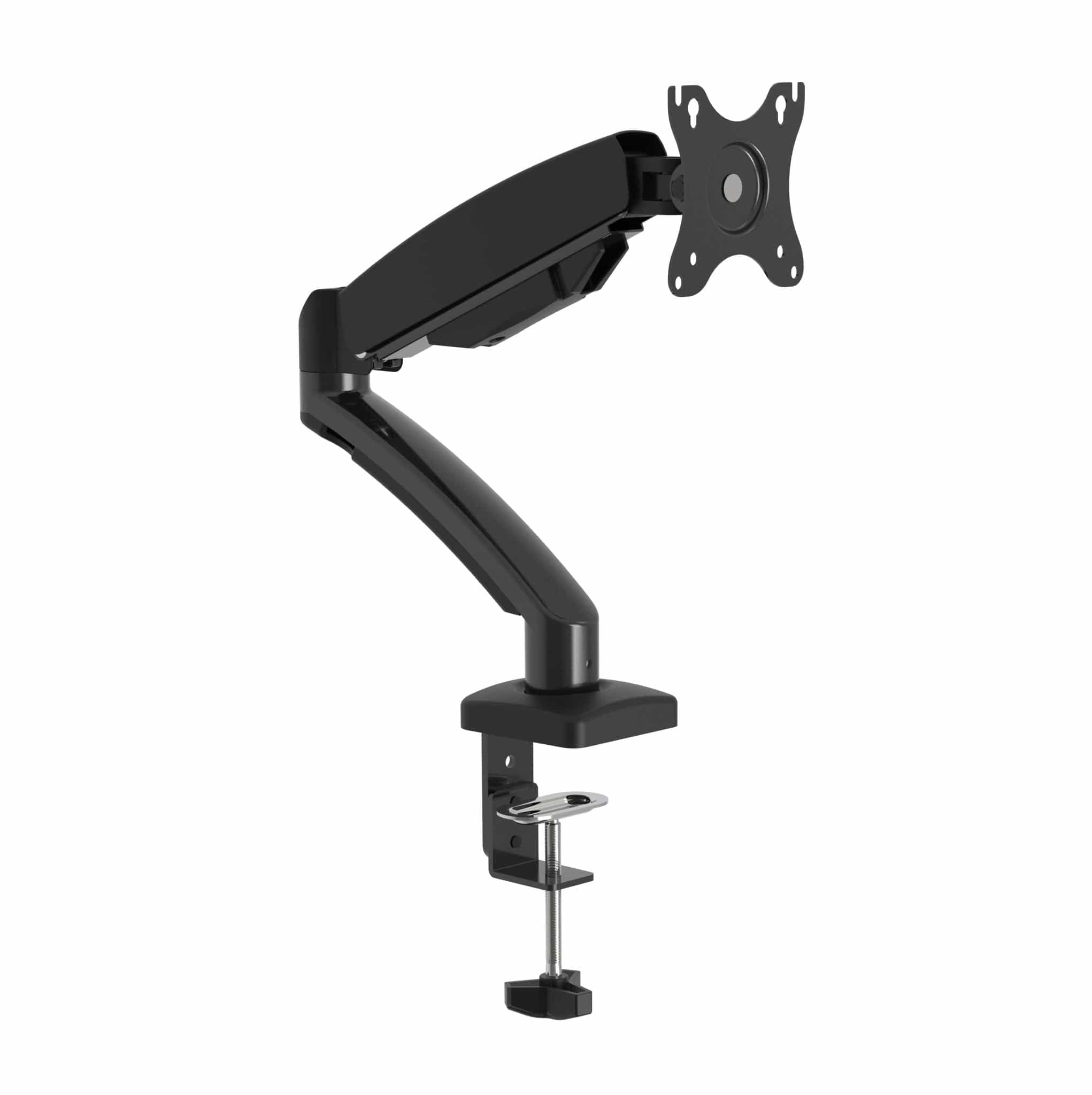 A - PEQ 701 Monitorarm für 1 Monitor. Schreibtisch - Aufsatz. Gasfeder gesteuert. 2 bis 8 kg - Wandhalterungshop