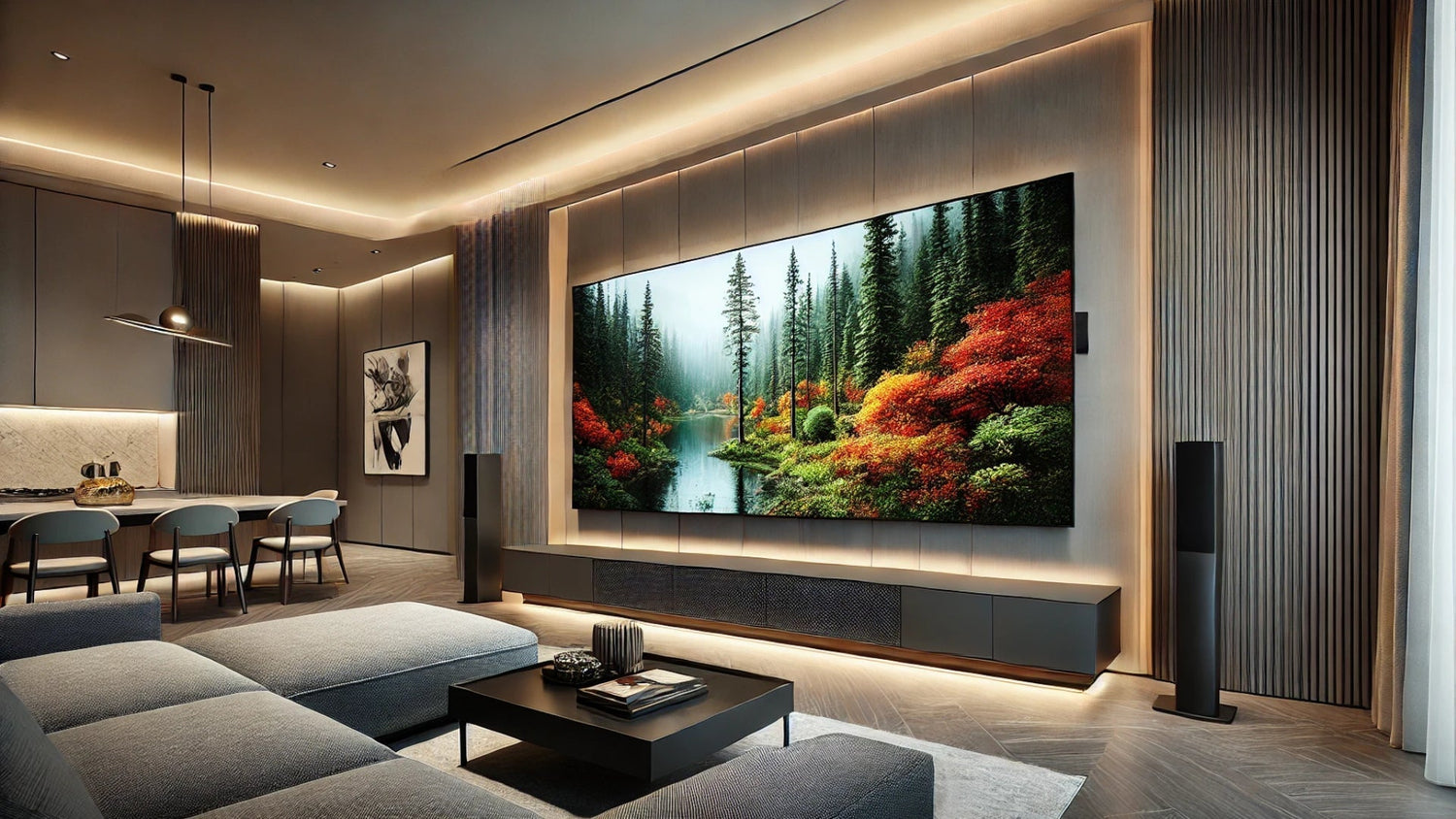 A-PEQ DY1000 Schwenk- und Neige-Wandhalterung bis 120 Zoll - Wandhalterungshop