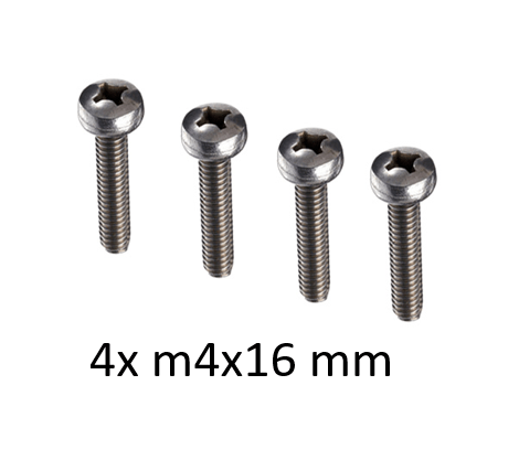 4x Schraube für z.B. Samsung, Philips, Sharp & Toshiba TVs. Serviceartikel, keine Rückgabe möglich - Wandhalterungshop