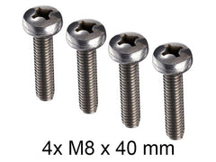 4x Schraube für z.B. Samsung TVs. Serviceartikel, kann nicht zurückgegeben werden