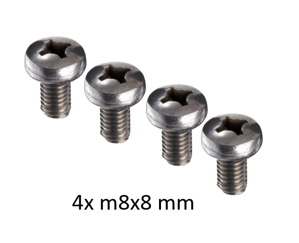 4x Schraube für z.B. Samsung TVs. Serviceartikel, kann nicht zurückgegeben werden - Wandhalterungshop