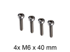 4xM6x40 Schraube für verschiedene Fernseher. Serviceartikel, keine Rückgabe möglich