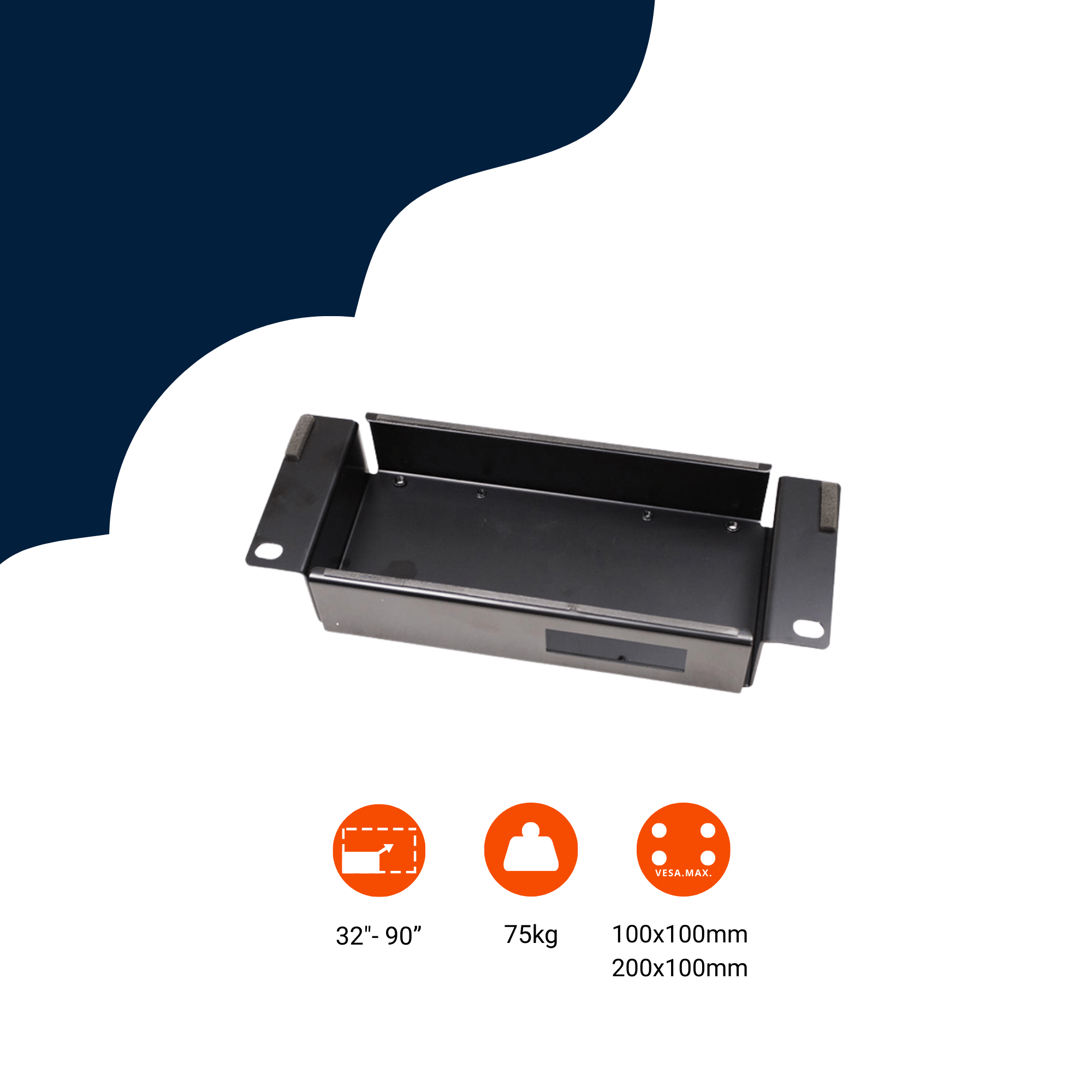 Sony VESA Adapter | für Modelle 2013-2014, kompatibel mit VESA-Wandhalterungen