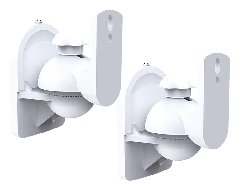 A - PEQ Satelliten - Lautsprecherhalterung weiß (pro 2 Stück) - Wandhalterungshop