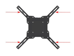 A-PEQ VESA Adapterstreifen schwarz