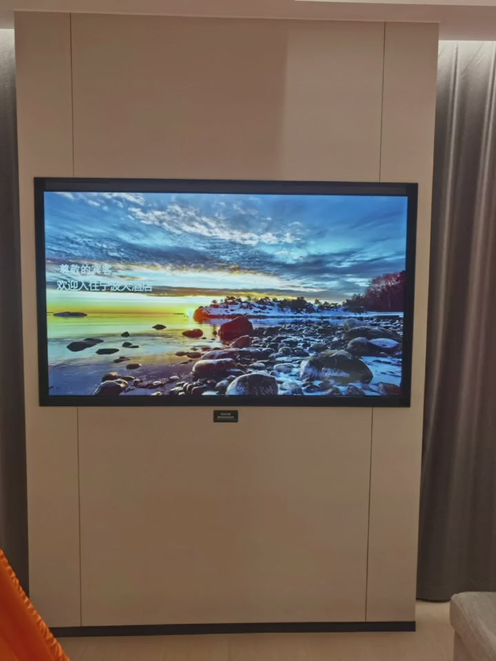 Bratek 64AUTO TV-Wandhalterung – Elektrisch gesteuert, drehbar, 50-70 Zoll, max. 50 kg, VESA 600x400