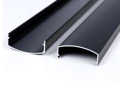 Sonorous Aluminium Kabelkanal Schwarz | 100 cm, ca. 5 Kabel